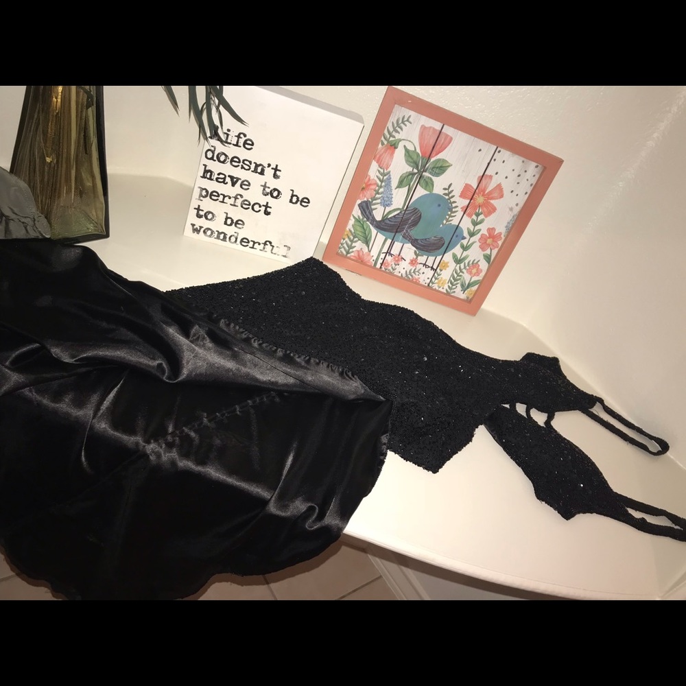 SCALA BEADED EVENING GOWN